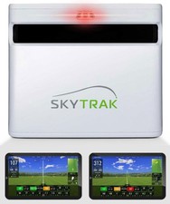 SkyTrak+ Golf Launch Monitor & Simulator Bundle  Dual Doppler Radar, 100K Cou...