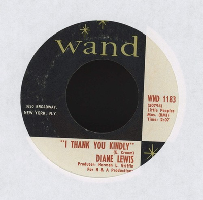 #ad Diane Lewis I Thank You Kindly on Wand Northern Soul 45 $11.99