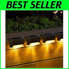 Auto On/Off Solar Deck Lights - 20 Pack, Warm White for Yard