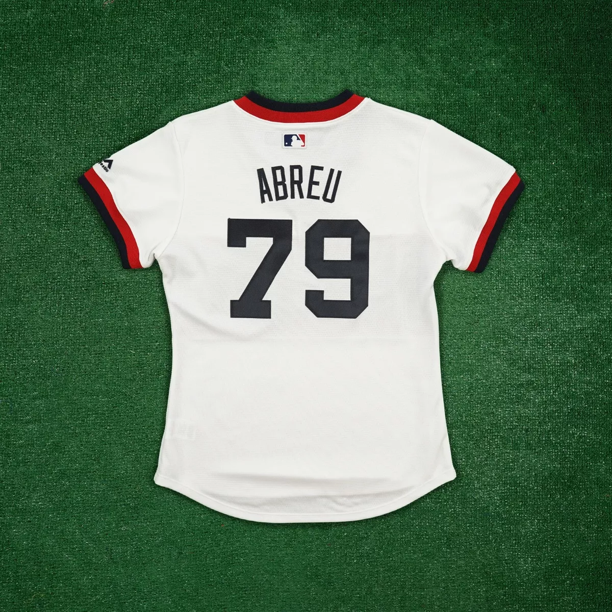 Jose Abreu Chiago White Sox Women's Alternate White Cool Base Jersey