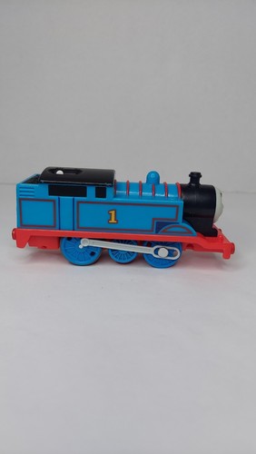 Thomas The Tank 2009 Mattel Motorized Train Engine #1 Thomas Works! Blue - Picture 2 of 8