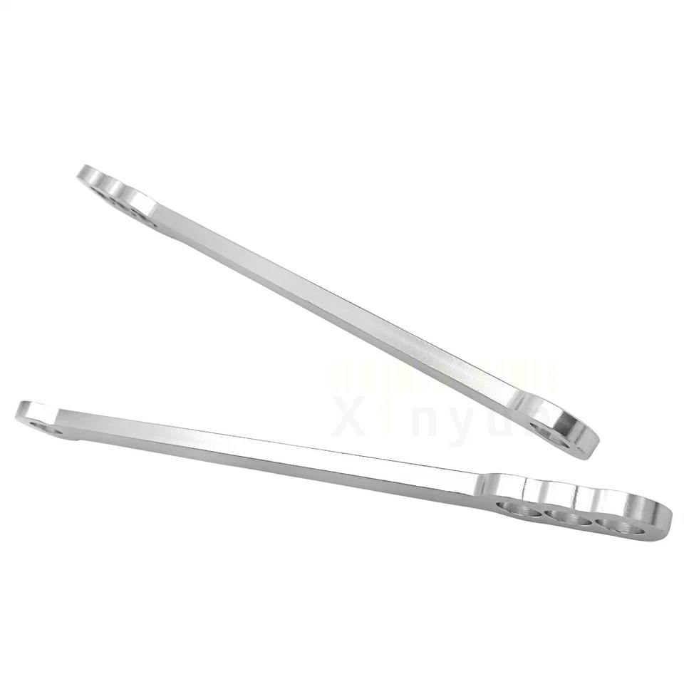 Алюминиевые звенья занижения серебристые для 2005-2008 Kawasaki ZZR-600 /98-03 Ninja ZX9R - Изображение 4 из 4