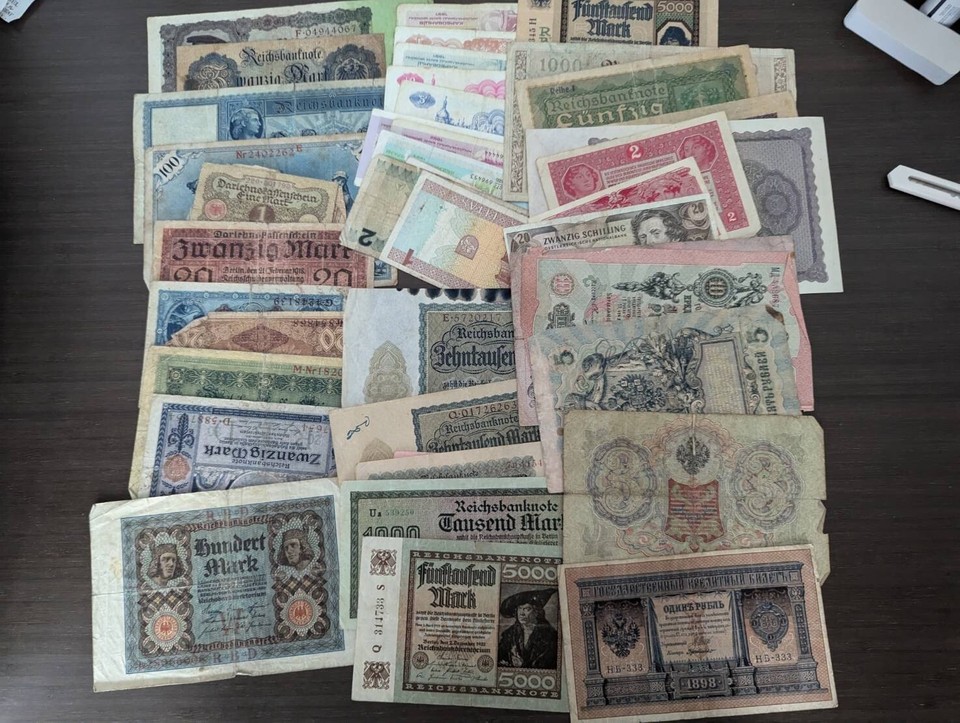 50 (Random) WORLD / FOREIGN BANKNOTES / PAPER MONEY Job Lot / Bulk Lot ...