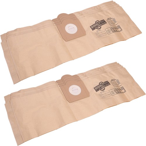 For TITAN Qualità premium dieci forti sacchetti per aspirapolvere con fissaggio a vite, 16 l, 20 l, 30 l, 40 l