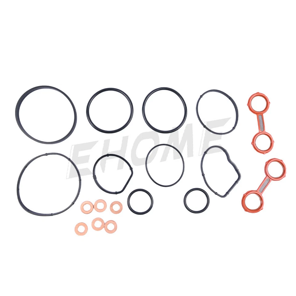 Juego de juntas de enfriador de aceite de motor para Freightliner Sprinter 2500 2009-2012 Foto 3 de 4