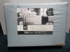 Member's Mark Hotel Premier 700TC Egyptian Cotton Blue Crest Sheet Set Size King