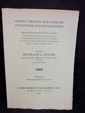 PARKE-BERNET GALLERIES NY 1941 Auction Catalo...