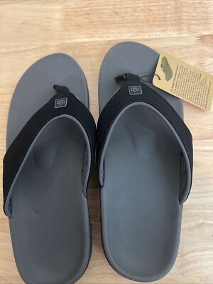 Spenco Yumi Plus - Men's Memory Foam Supportive Sandal Carbon/pewter - 8EE