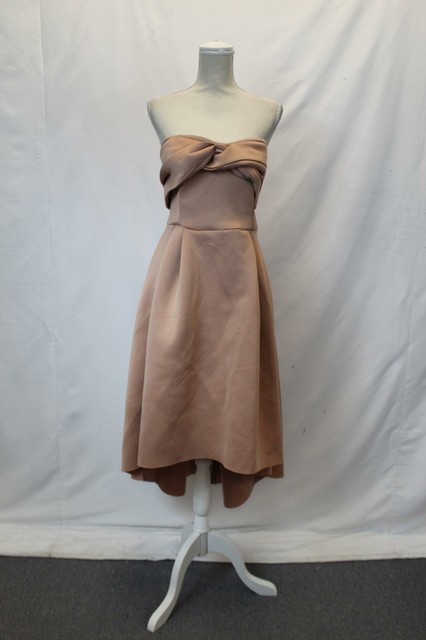 asos design deep plunge tiered midi prom dress