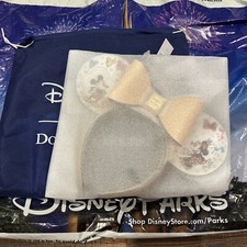 NEW Disney Parks Dooney  Bourke Sketch Print Mickey Minnie Ears Headband