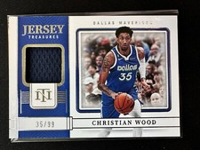 2022-23 Panini National Treasures - Christian Wood Patch /99 Game Worn
