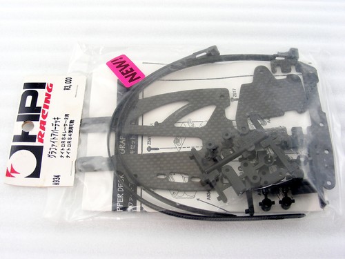 Vintage 2000 HPI A934 Nitro RS4 RACER-2 Carbon Fiber Upper Radio Plate Tray Set! - Picture 5 of 6