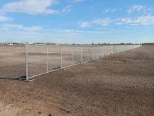 New fence panels, chain link, measure 6' x 10' American manufacturing