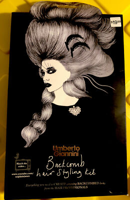 NIB Umberto Giannini volumizing Backcomb Hair Styling Kit VOLUME 4 YOUR HAIR.