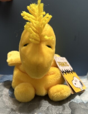 Peluche Palm Pals Woodstock De Peanuts – 5 Pulgadas, Relleno De Bolitas, Oficial