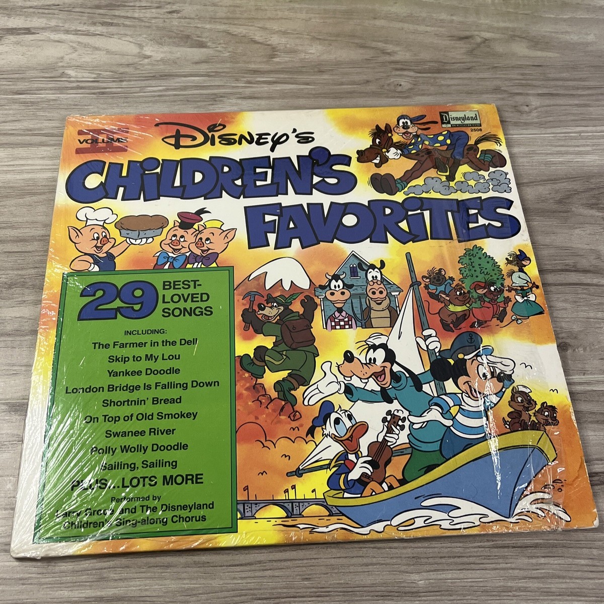 Walt Disney Children's Favorites Vinyl LP Lot(3) Vol. I, II, & III