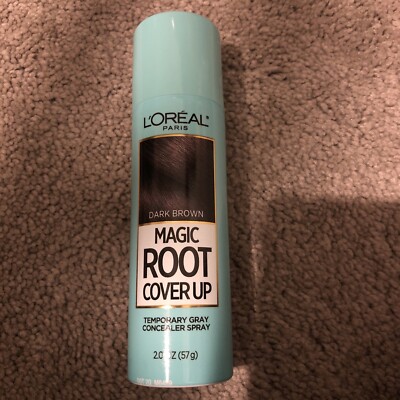 Lot Of 3 L'Oréal Paris Magic Root Cover Up Gray Concealer Spray, Dark Brown,2 oz