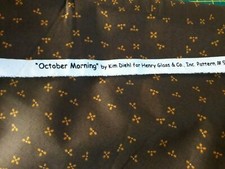 New  Henry Glass 100% Cotton Fabric 'October Morning' by Kim Diehl  Patt. # 9129