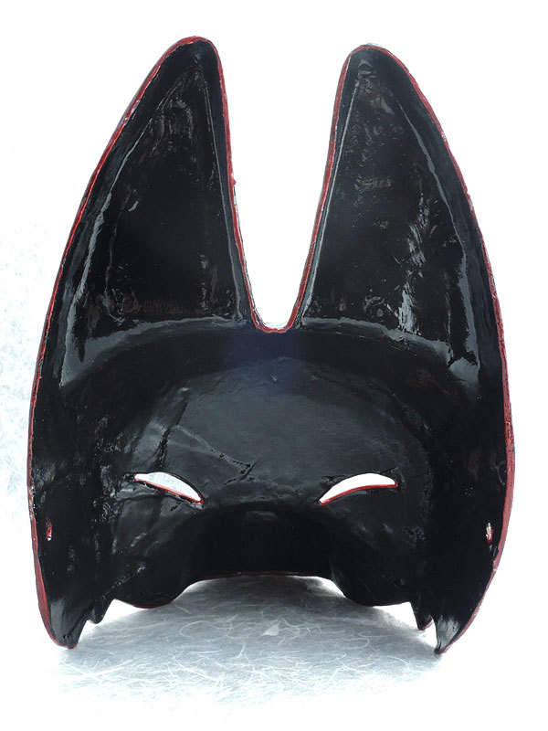 New Japanese fox half mask motif 