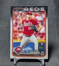 Carson Spiers Rookie RC 2024 Topps Series 2 Baseball Card #365 Cincinnati Reds