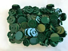 LEGO-NEW-#14769-DARK GREEN-ROUND TILE 2 X 2-20 PIECES