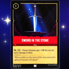 Sword in the Stone - Uncommon - Disney Lorcana Rise of the Floodborn 136/204