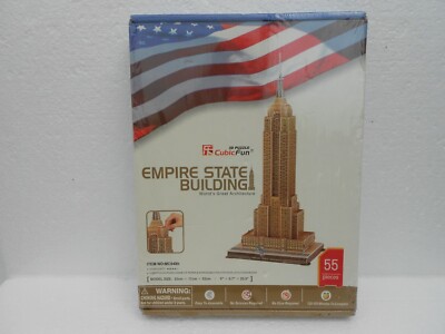 Empire State Building ~ 3D-Puzzle ~ CubicFun ~ Neu & Versiegelt