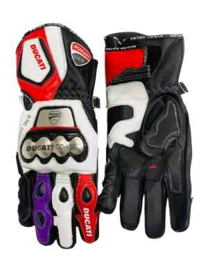 DUCATI CORSE Motorrad Leder Herren Handschuhe Motorradhandschuhe-S-M-L-XL-2XL-3X