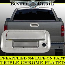Ford F150 F-150 2004-2014 Chrome Tailgate Handle Cover Overlay Wkeyhole No Cam