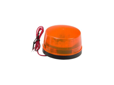 24V LED Blitzlicht Orange Warnlicht Tor Flügeltor Tor Blinklicht Signalleuchte