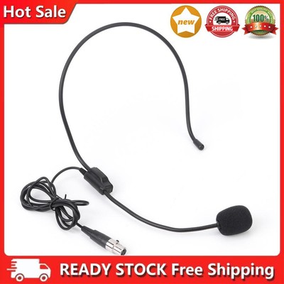 Mini-XLR-3-Pin-TA3F-Anschluss, verstellbares Headset-Mikrofon für Taschensender 