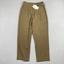 FRNCH Pants Womens Small Camel Pantalon Paris Badiallo Career Casual Office Chic