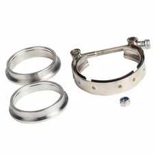 Exhaust  3inch V-band Clamp 3" Male/Female Flange Kit SS304 stainless