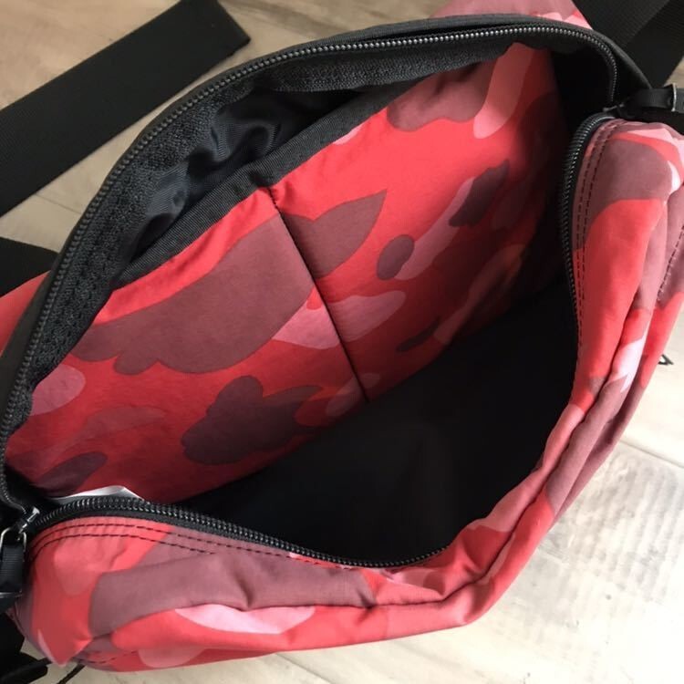 BAPE camo waist bag red camo A Bathing Ape | eBay