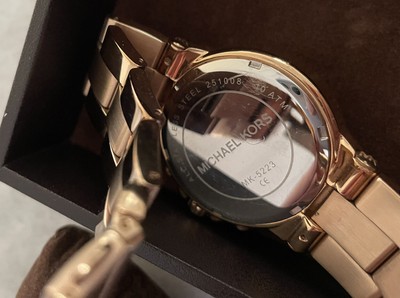 Michael Kors Rose Gold Runway Chronograph Watch MK 5223 | eBay display picture 3