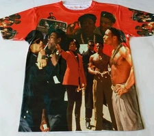 Custom New Jack City Sublimated Shirt  laney bred carmine powder galaxy 