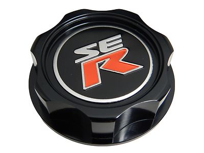 BLACK M7-STYLE JDM BILLET ENGINE OIL FILLER CAP FOR NISSAN SENTRA ALTIMA SER