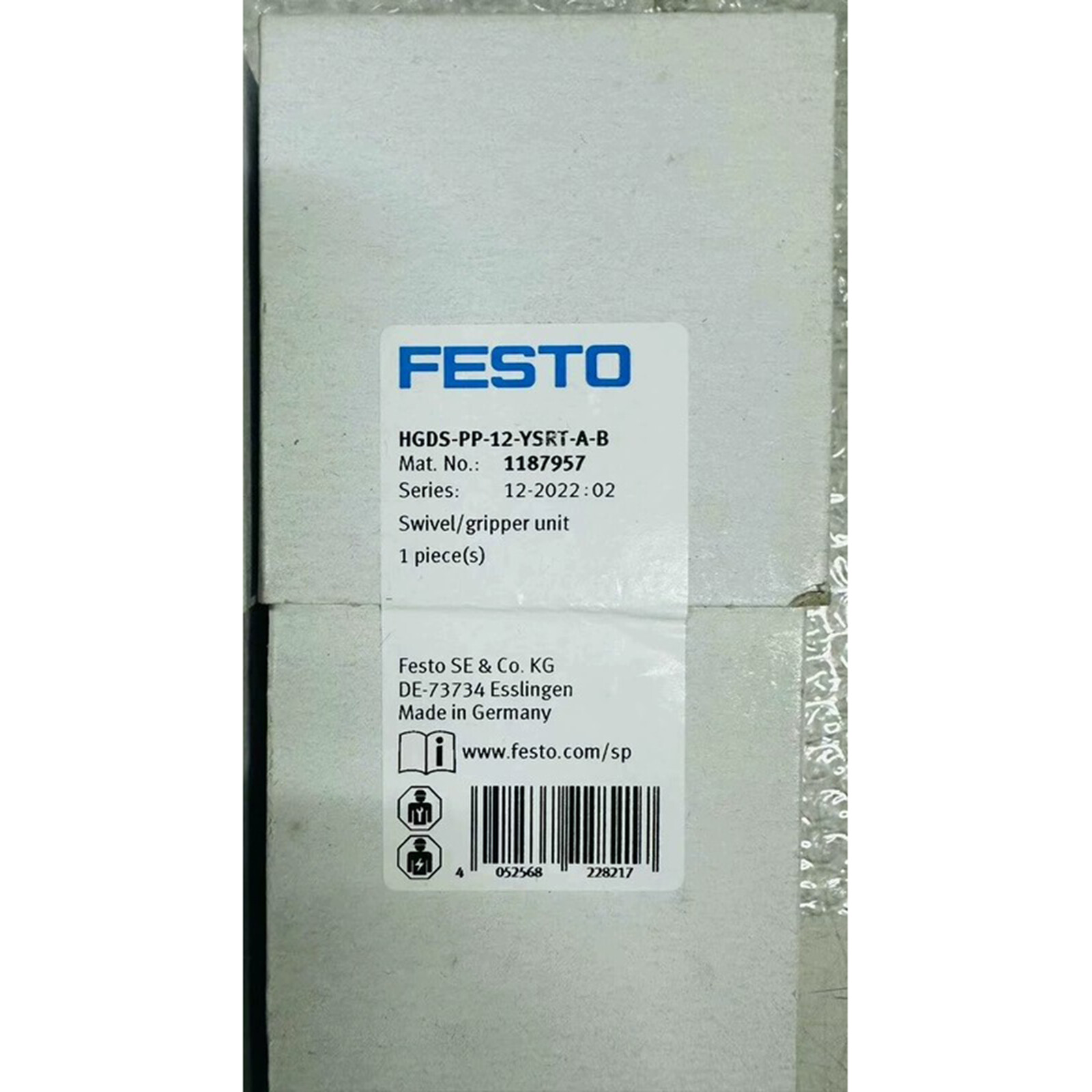 1pcs new Festo HGDS-PP-12-YSRT-A-B 1187957 swivel clamp Quality assurance