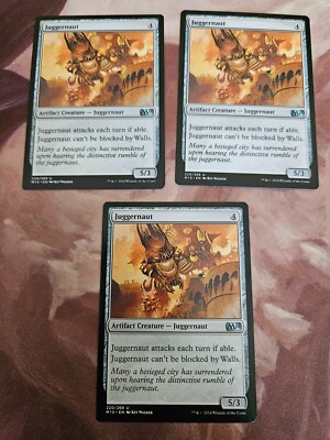 MTG - Juggernaut - M15 - NM x3