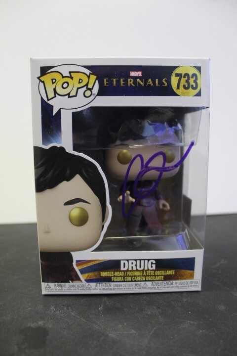 Funko Pop Firmado #733 - Eternos - Druig - Barry Keoghan + Certificado de Autenticidad