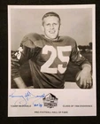 Tommy McDonald Signed 8x10 Hall Of Fame Issued Photo AUTO HOF 98 Inscription