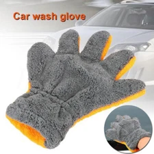 Car Auto Wash Cloth Cleaning Glove Dry Clean Wheel Rim Cleaner Microfiber