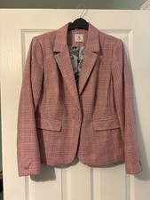 TU Ladies Pink Blazer - Size 16 - Worn In Excellent Condition