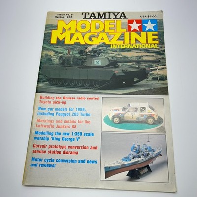 1986 Tamiya Issue No. 5 Model Magazine A Masterpiece Series of Flying Weapons
