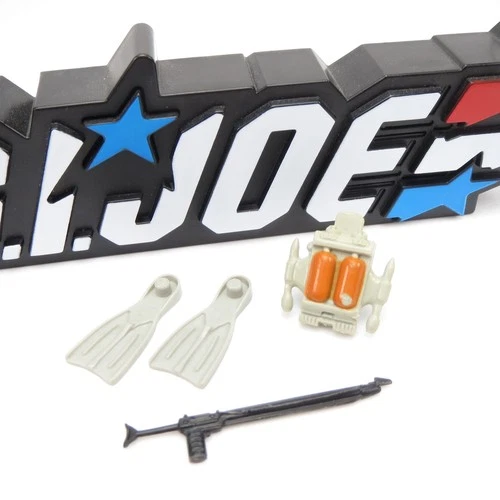 Torpedo Vintage 1983 GI Joe ARAH Figure Complete Accessories Lot