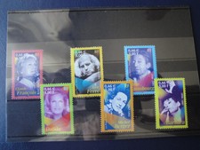 Série timbres de France neufs n° 3391 à 3396 de 2001