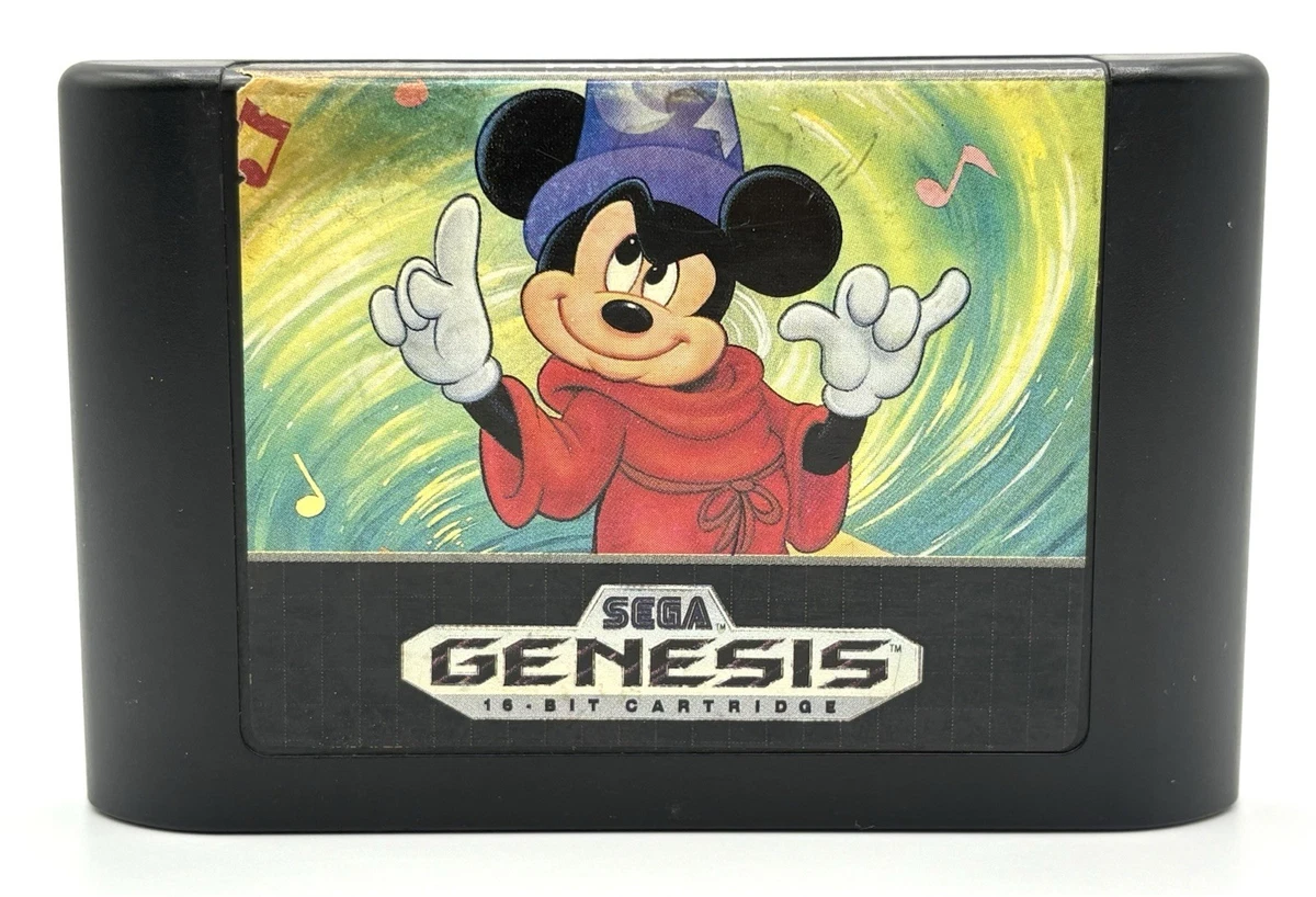 Jeu Fantasia Sur Sega Genesis – Complet, Boîte Et Cartouche En Bon état – Jeu Rétro Nostalgie