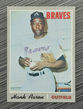 Vintage Topps Hank Aaron Baseball Cards Showcase Gallery and Checklist 78