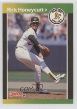 1989 Donruss Rick Honeycutt (*Denotes on Back) #328 0b3