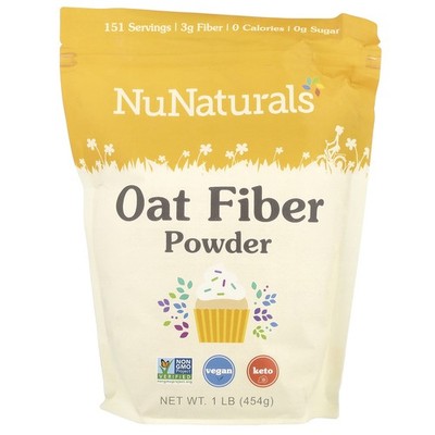Oat Fiber Powder, 1 lb (454 g)